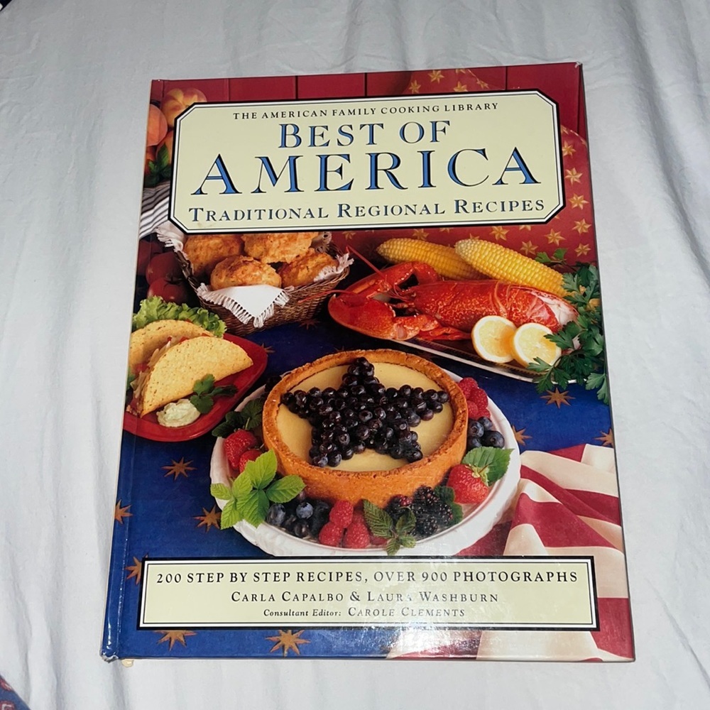 hardback book Best of America- Traditional Regional Recipes 1994
